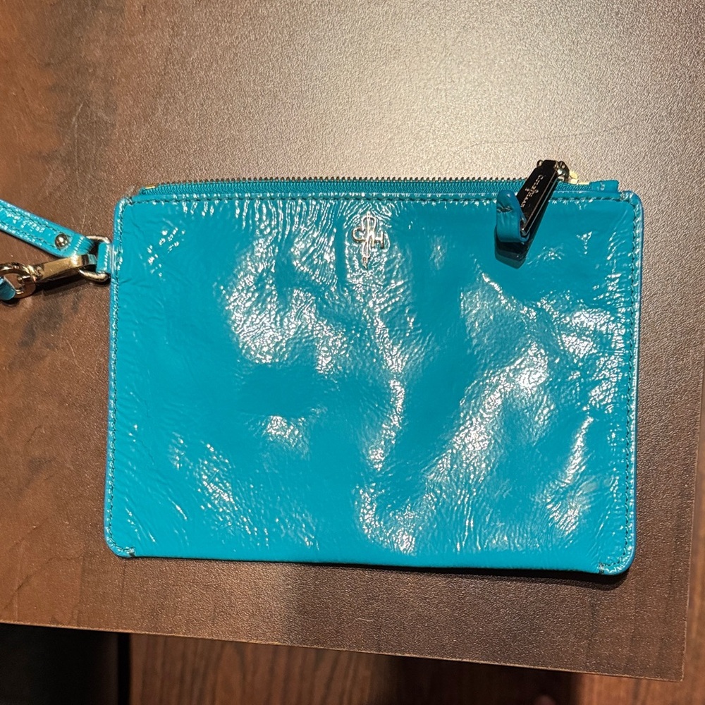 Cole Haan Blue Wristlet